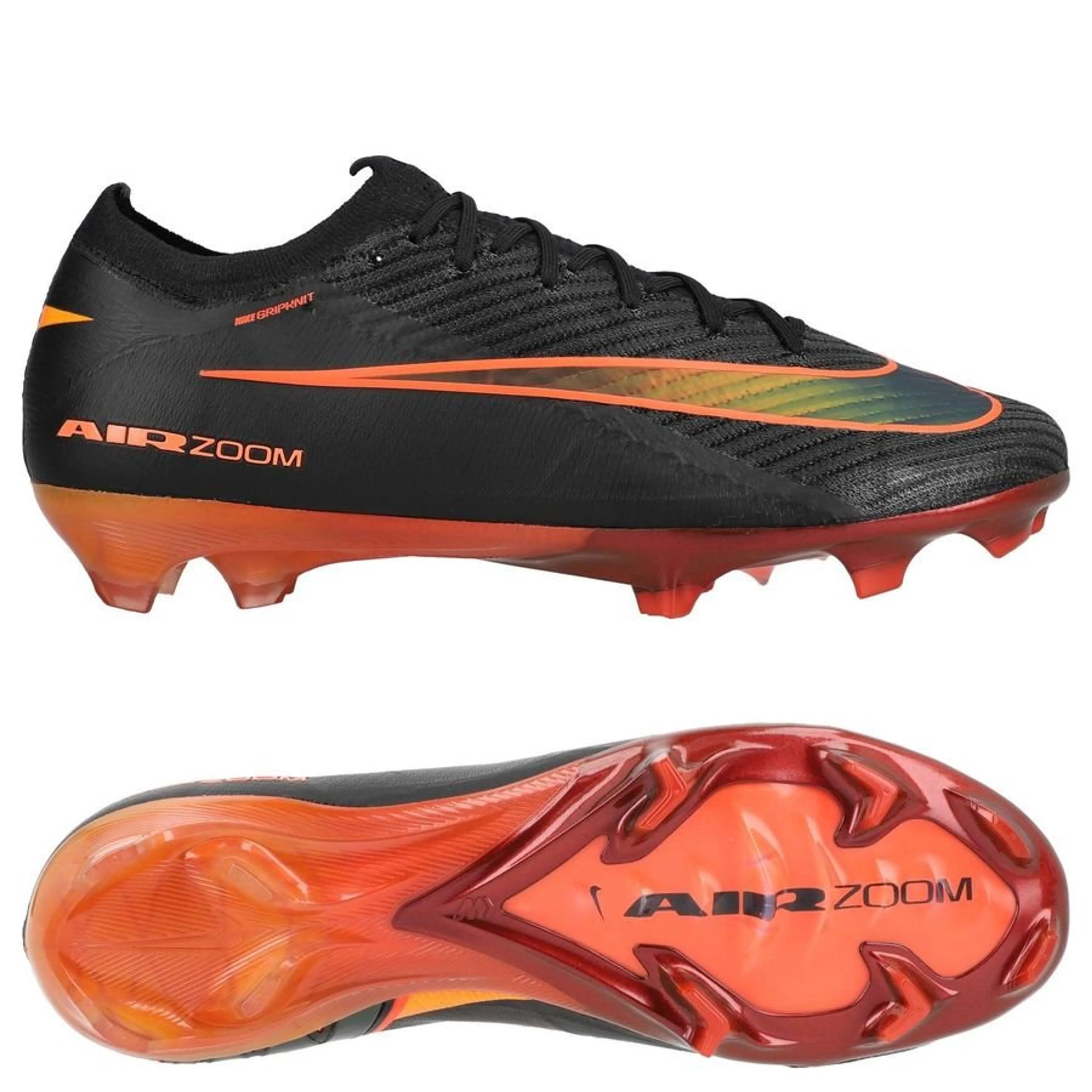 Nike Air Zoom Mercurial Vapor 16 Elite FG Heat Up - Noir/Orange