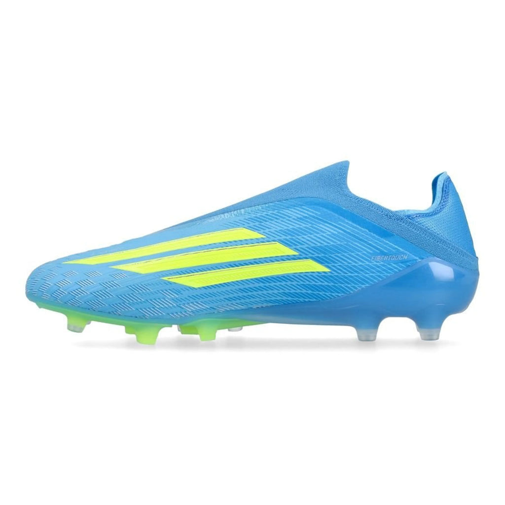 adidas F50 Elite Laceless FG Ice Cold Precision - Lucid Ray Blue/Jaune/Light Utility Aqua