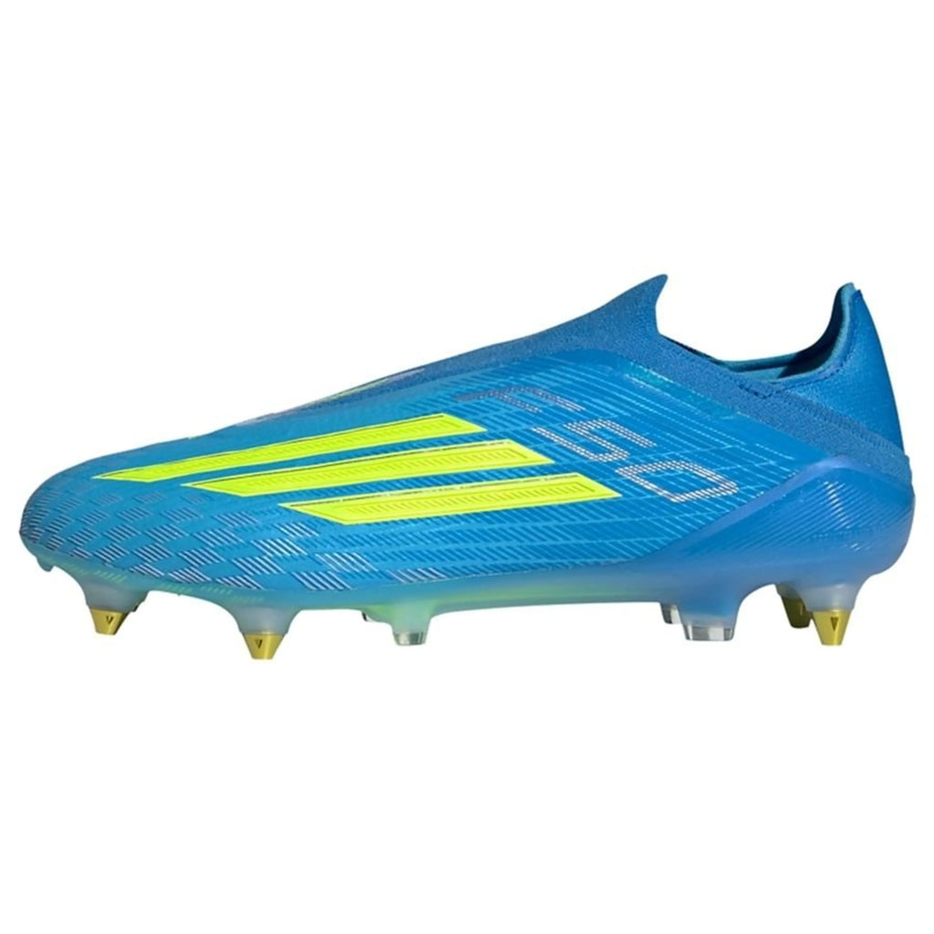 adidas F50 Elite Laceless SG Ice Cold Precision - Lucid Ray Blue/Jaune/Light Utility Aqua