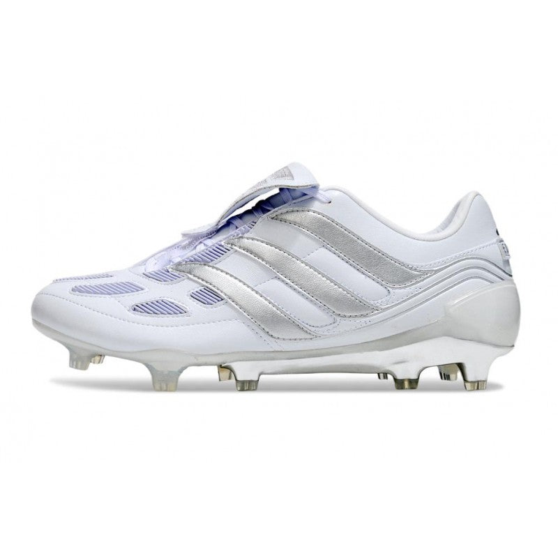 Adidas Predator Elite Fold Over Tongue FG Blanc Argent