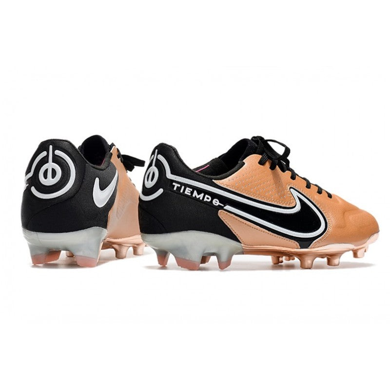 Nike Tiempo Legend 9 Elite FG Nouveau Cuivre Métallique Blanc Noir Cassé
