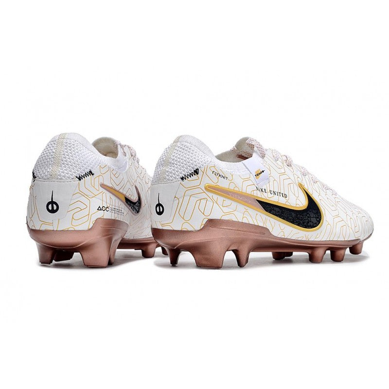 Nike Tiempo Legend 10 Elite FG Blanc Or Noir