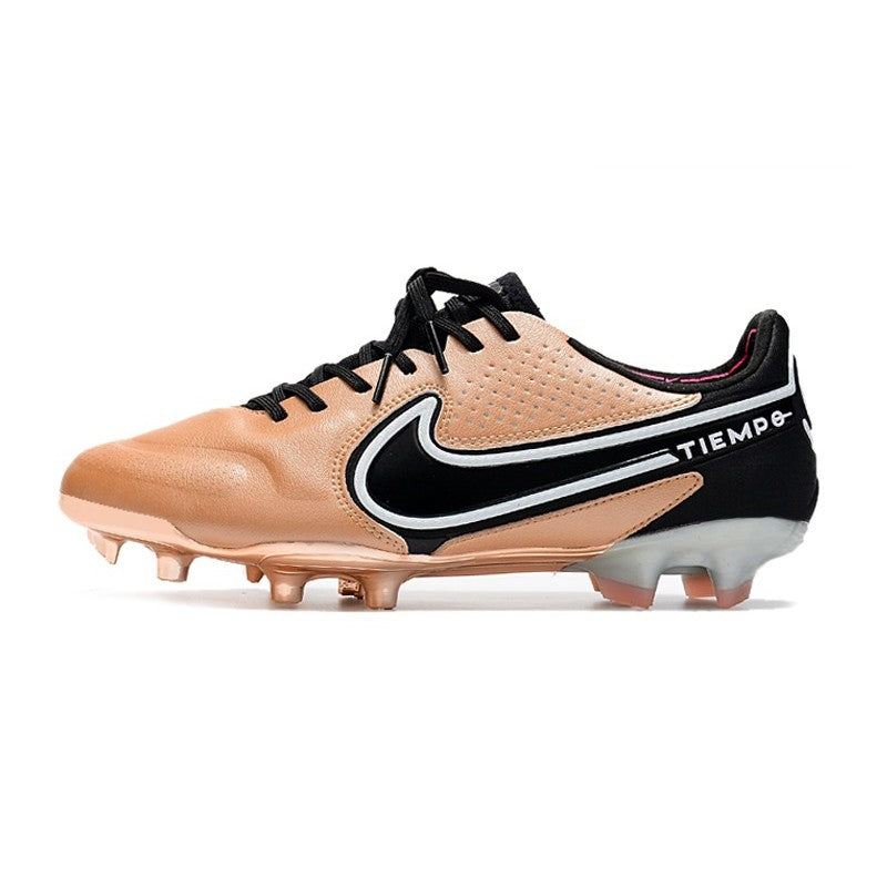 Nike Tiempo Legend 9 Elite FG Nouveau Cuivre Métallique Blanc Noir Cassé