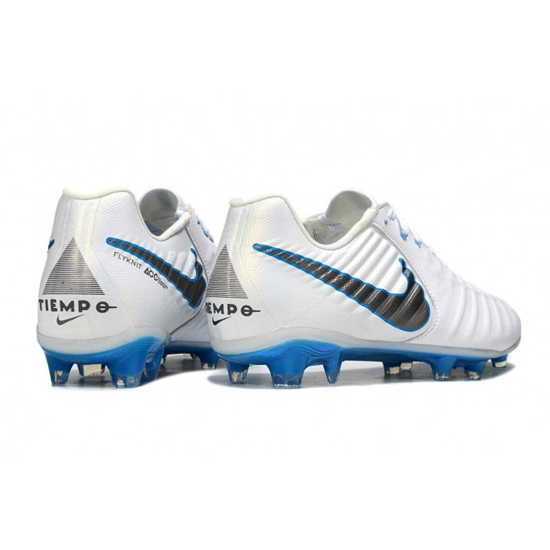 Nike Tiempo Legend X Elite FG Blanc Bleu Gris