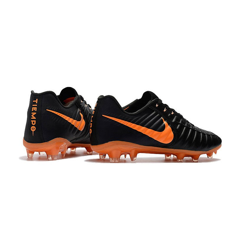 Nike Tiempo Legend VII FG Crampons Noir Orange