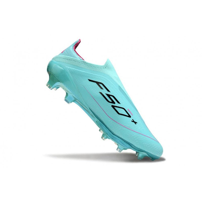 Adidas F50+ Sans Lacets FG Bleu