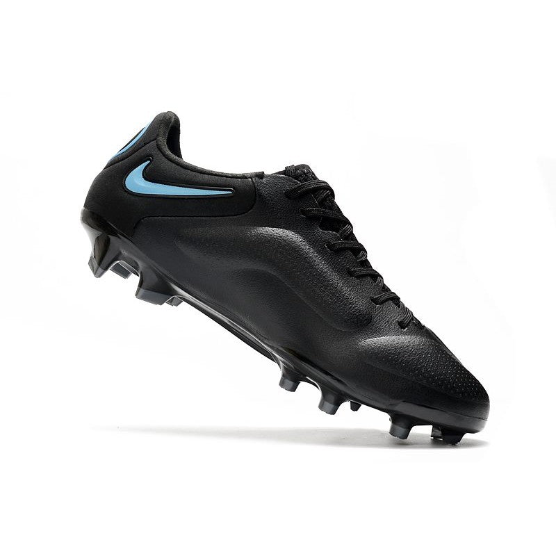 Nike Tiempo Legend 9 Elite FG Nouveau Noir Gris Acier