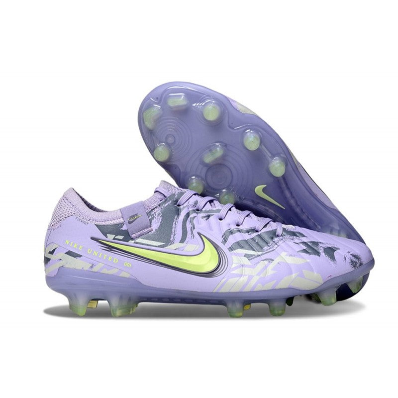 Nike Tiempo Legend X Elite FG Violet Agate Volt Très Pâle