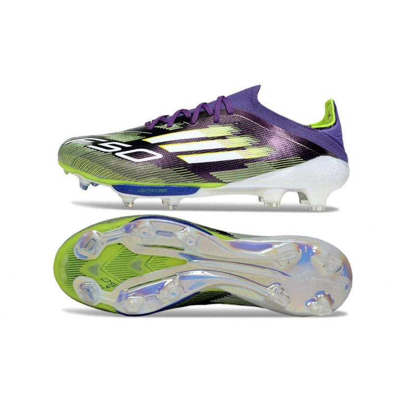 Adidas F50+ FG Violet Rapide Citron Lucide