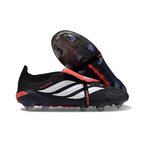 Adidas Predator 26 Elite FT FG Noir Blanc Rouge