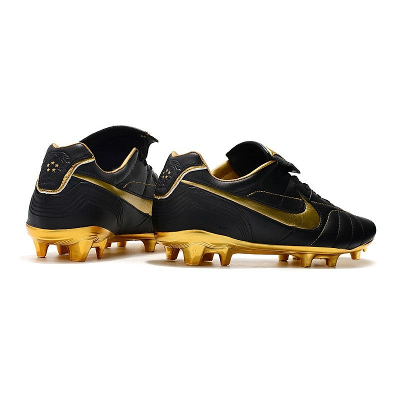 Nike Crampons Tiempo Legend VII R10 Elite FG Noir Or