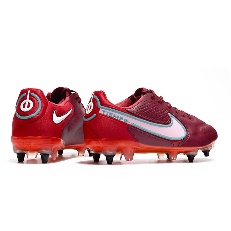 Nike Tiempo Legend 9 Elite SG PRO Rouge Equipe Blanc Hibiscus Mystique