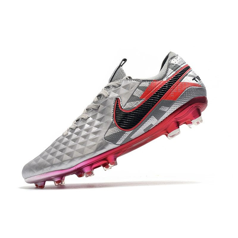 Nike Crampons Nouveau Tiempo Legend 8 Elite FG Gris Noir