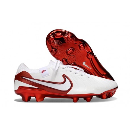 Nike Tiempo Legend X Elite FG Blanc Rouge
