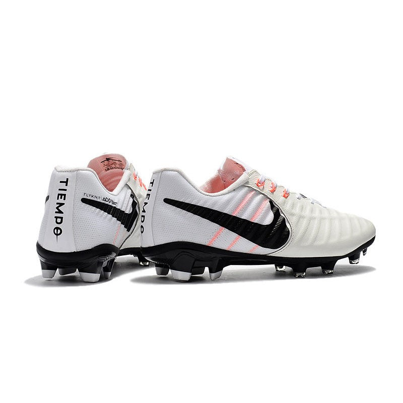Nike Tiempo Legend VII FG Crampons Blanc Noir