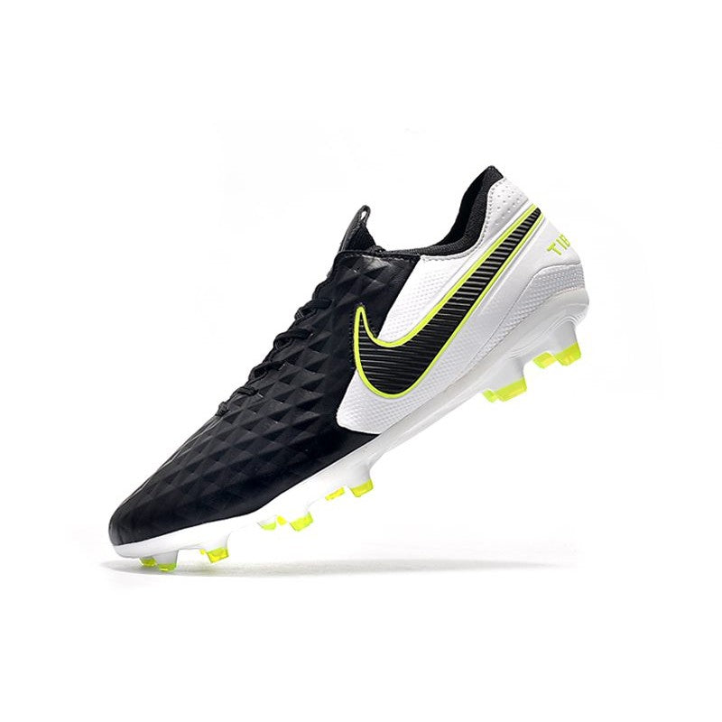 Nike Crampons Nouveau Tiempo Legend 8 Elite FG Noir Blanc