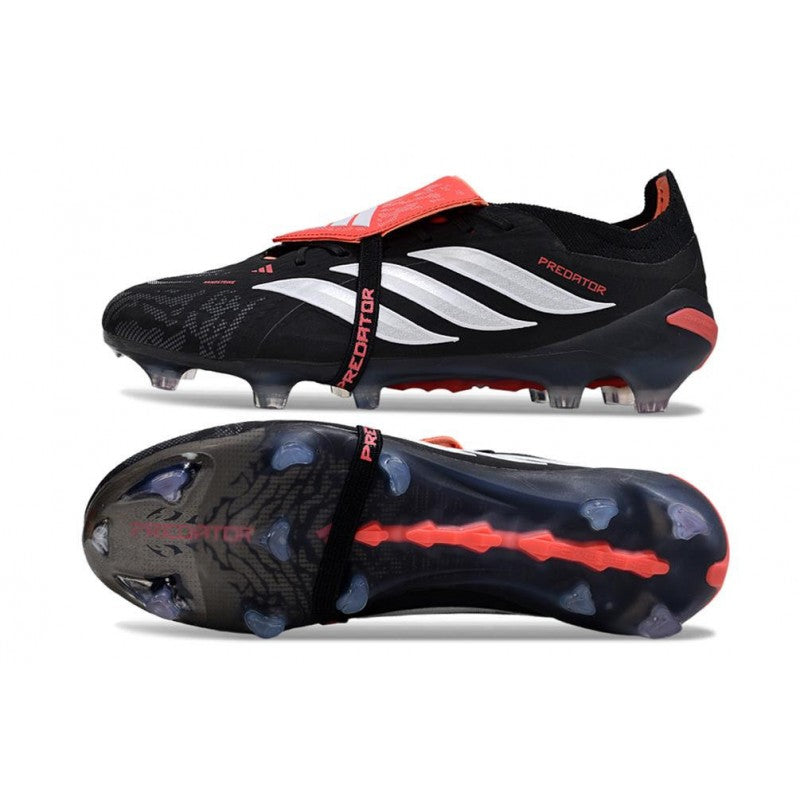 Adidas Predator 26 Elite FT FG Noir Blanc Rouge