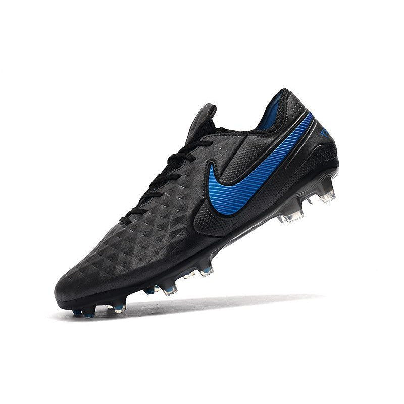 Nike Crampons Nouveau Tiempo Legend 8 Elite FG Noir Bleu