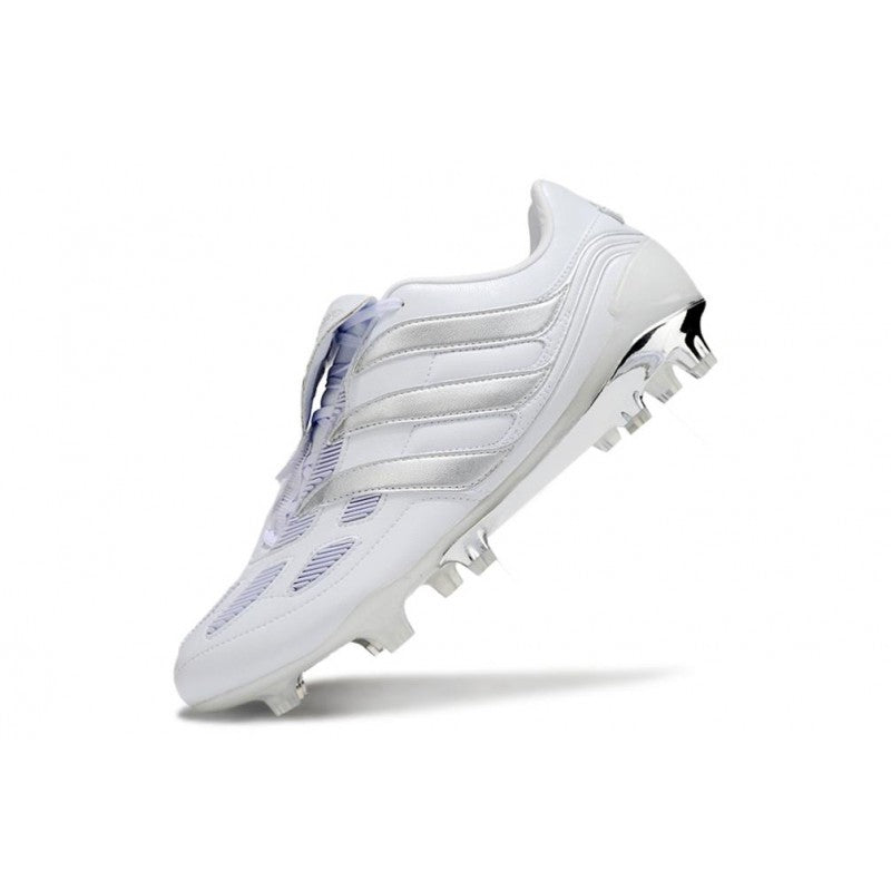 Adidas Predator Elite Fold Over Tongue FG Blanc Argent