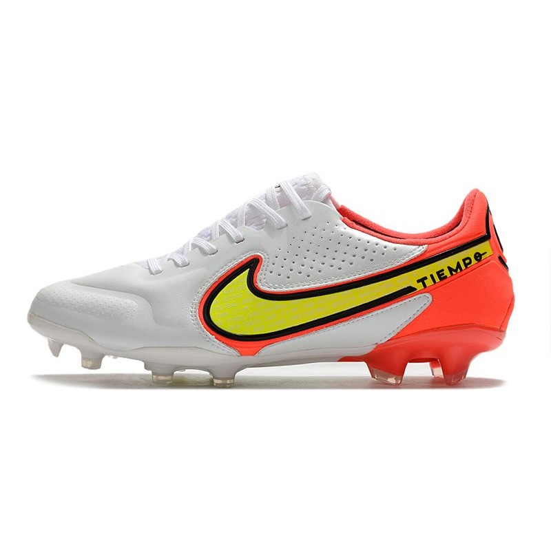 Nike Tiempo Legend 9 Elite FG Nouveau Blanc Volt Carmin
