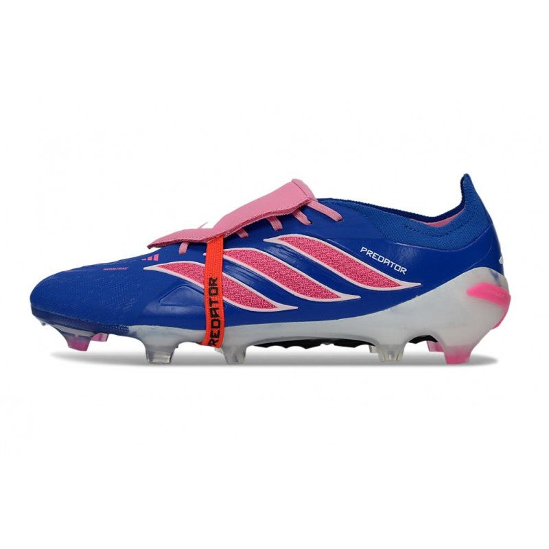 Adidas Predator 26 Elite FT FG Bleu Rapide Rose Explosif