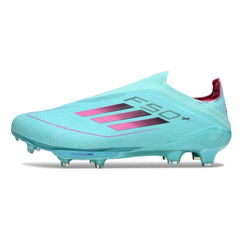 Adidas F50+ Sans Lacets FG Bleu