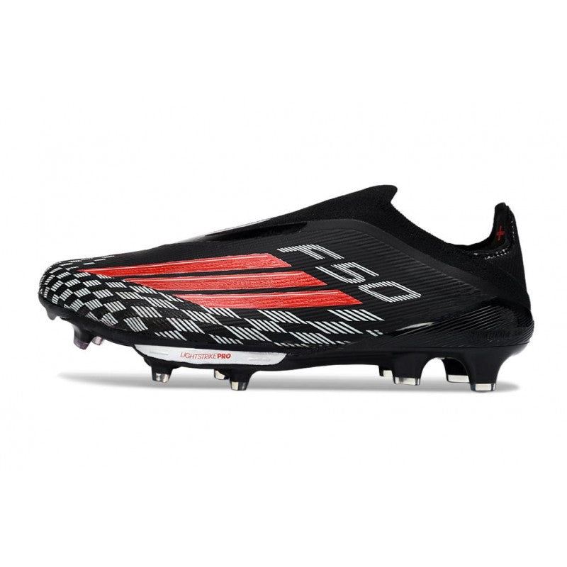 Adidas F50+ Sans Lacets FG Noir Rouge