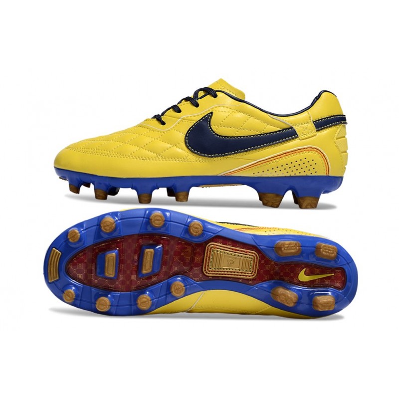 Nike Tiempo Legend X Elite FG R10 Jaune Noir