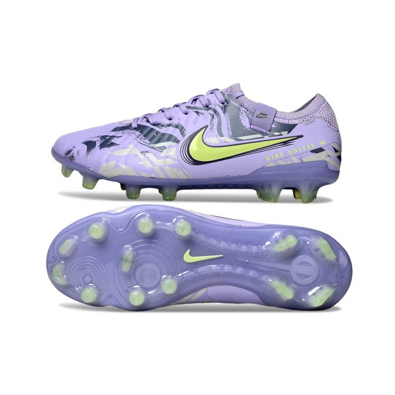 Nike Tiempo Legend X Elite FG Violet Agate Volt Très Pâle