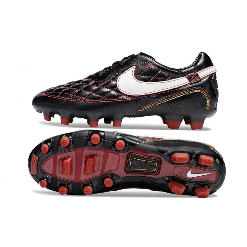 Nike Tiempo Legend X Elite FG R10 Noir Rouge Blanc