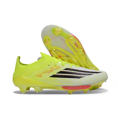 Adidas F50+ FG Jaune Noir