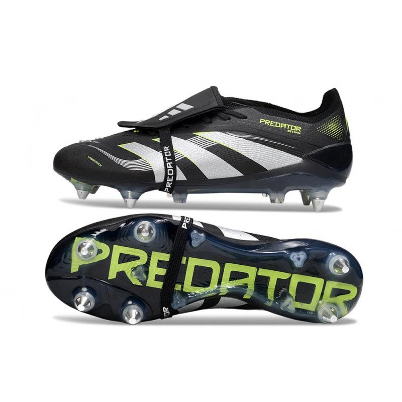 Adidas Predator Elite Foldover Tongue SG Pro Noir Blanc Jaune
