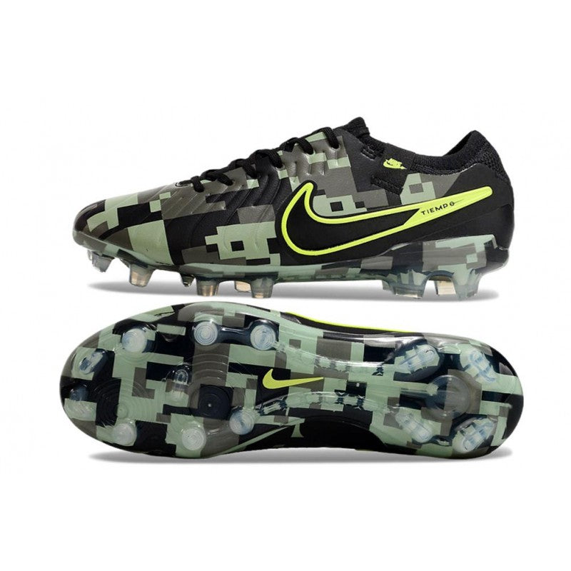 Nike Tiempo Legend 10 Elite FG Vert Noir