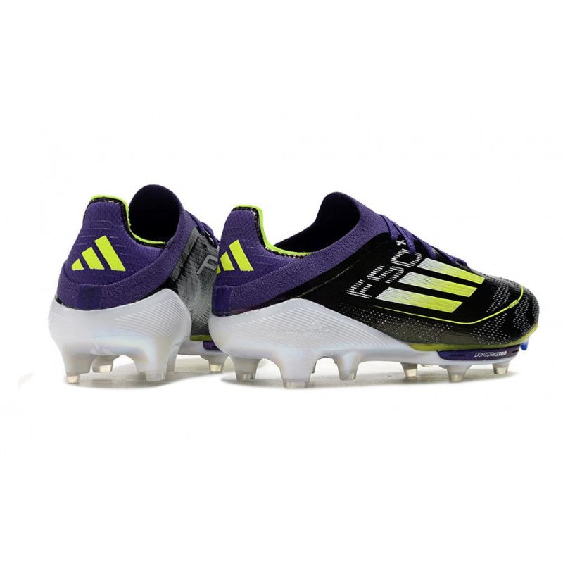 Adidas F50+ Elite FG Fast Reborn Violet Blanc Lucid Lemon ÉDITION LIMITÉE