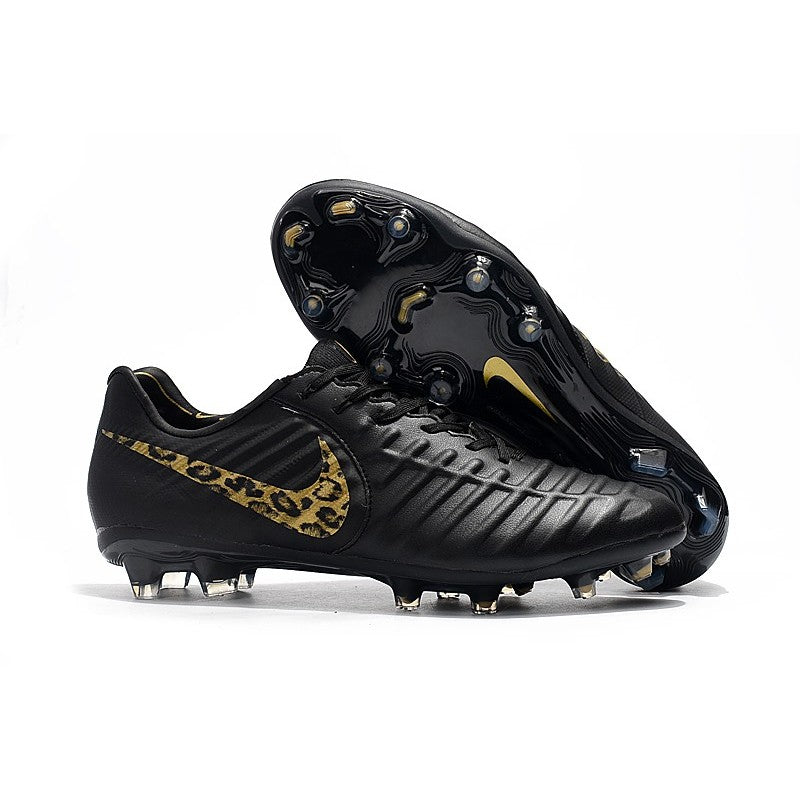Nike Crampons Tiempo Legend VII Elite FG Noir Safari