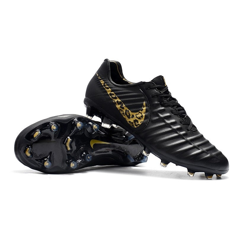 Nike Crampons Tiempo Legend VII Elite FG Noir Safari