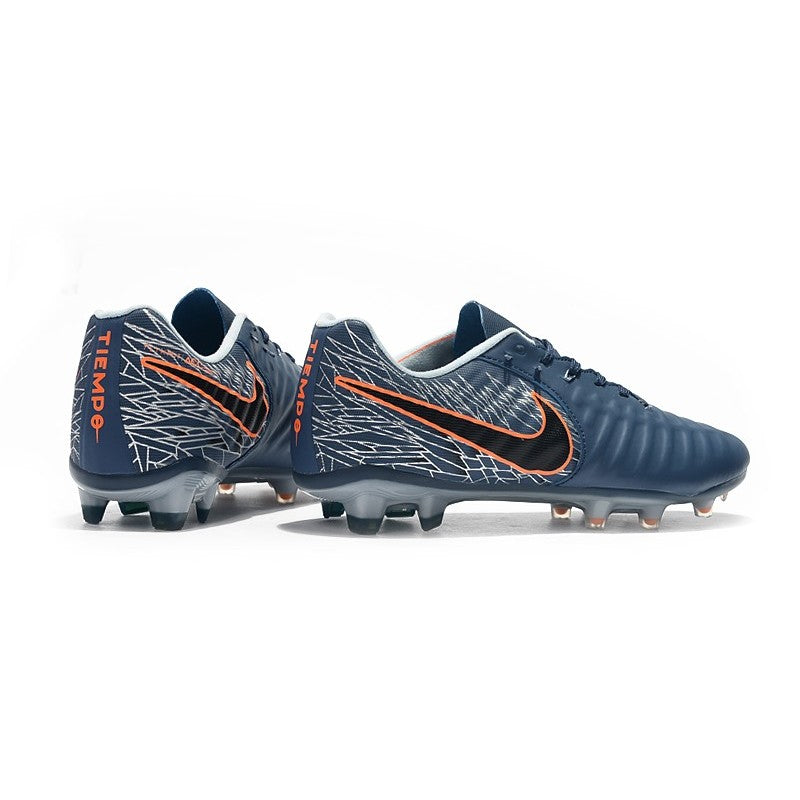 Nike Crampons Tiempo Legend VII Elite FG Cyan Orange Noir