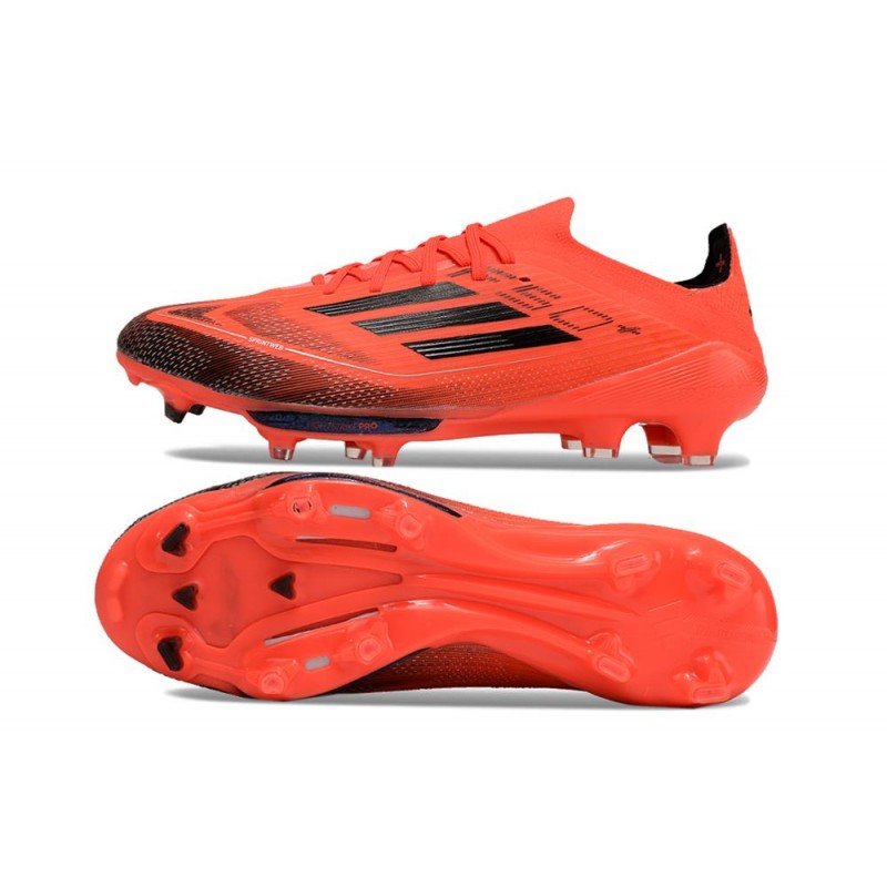 Adidas F50+ Elite FG Turbo Noir Aurore Platin Métallique