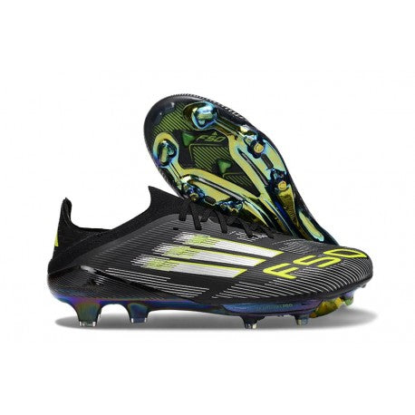 Adidas F50+ FG Core Noir Fer Mét. Citron Lucide
