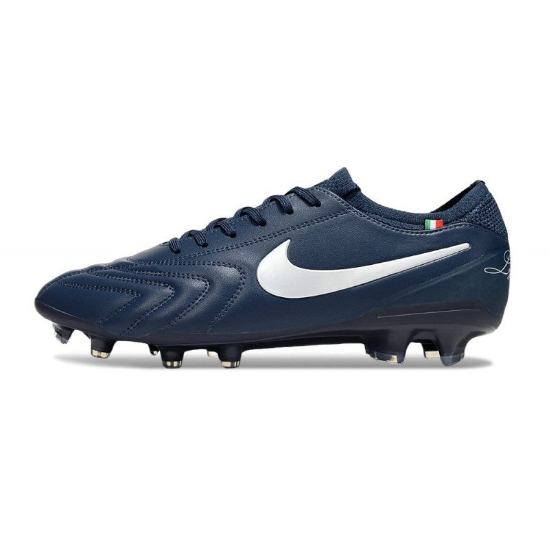 Nike Tiempo Legend X Elite FG Marine Blanc