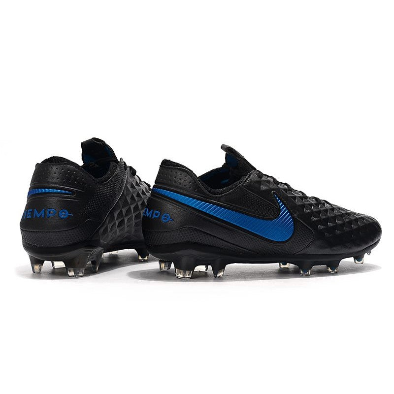 Nike Crampons Nouveau Tiempo Legend 8 Elite FG Noir Bleu