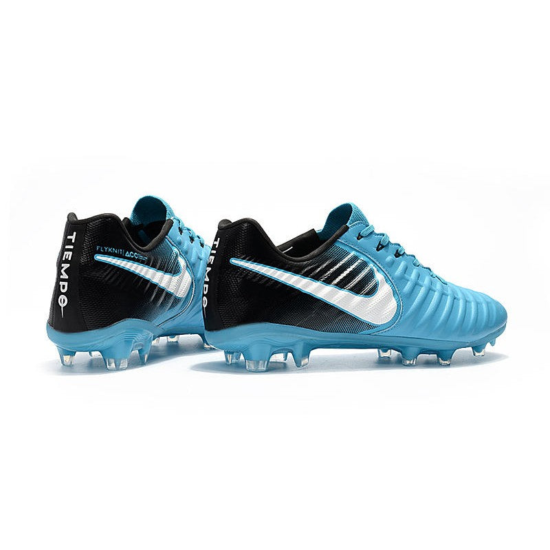 Nike Tiempo Legend VII FG Crampons Bleu Noir