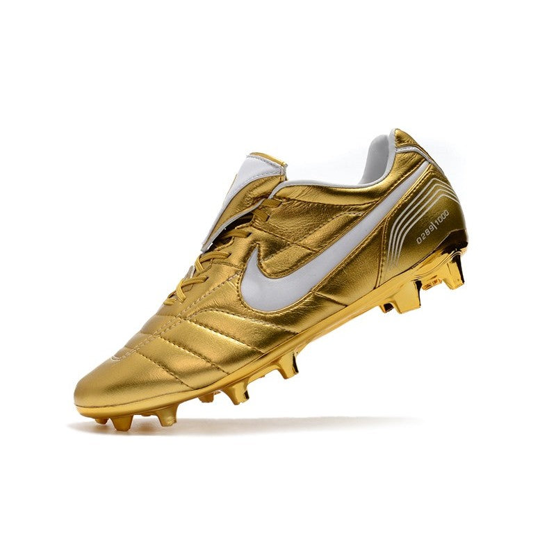 Nike Crampons Tiempo Legend VII R10 Elite FG Or Noir