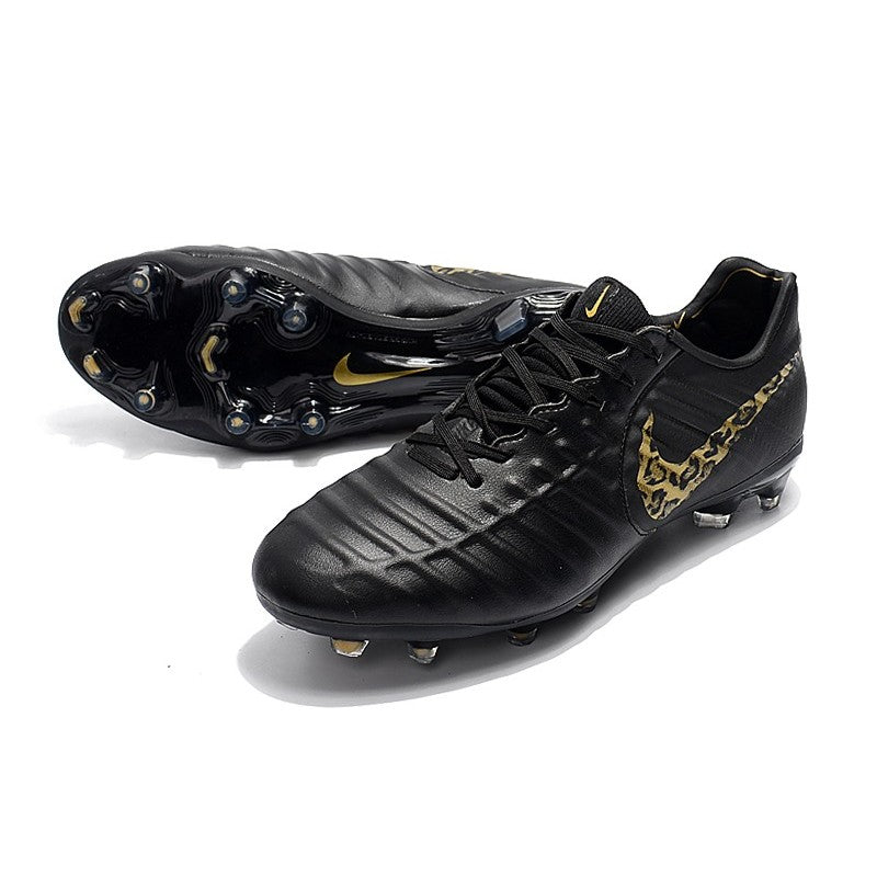 Nike Crampons Tiempo Legend VII Elite FG Noir Safari