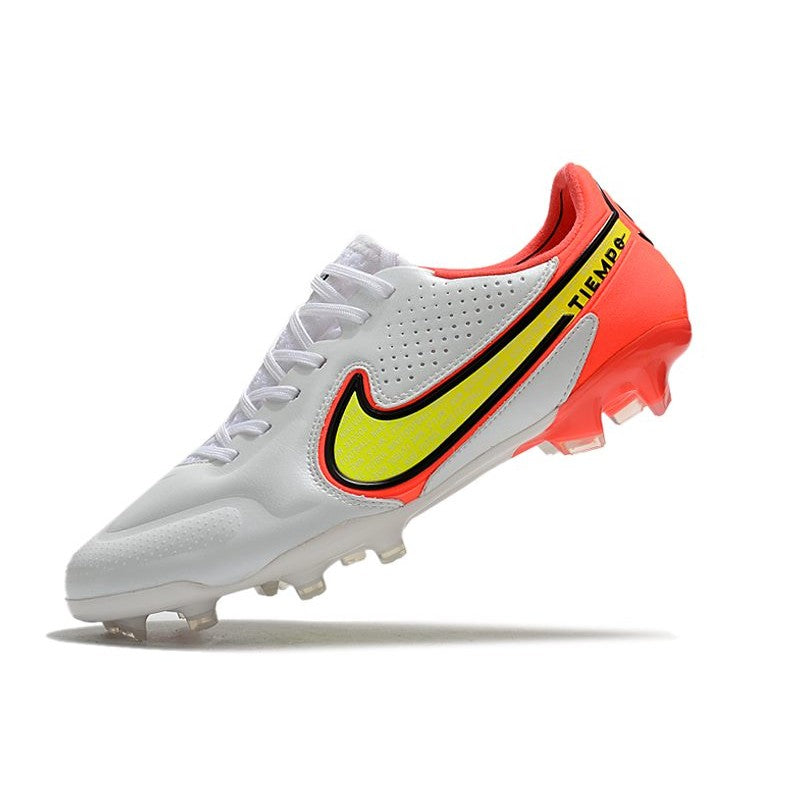 Nike Tiempo Legend 9 Elite FG Nouveau Blanc Volt Carmin