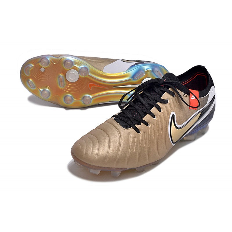 Nike Tiempo Legend 10 Elite FG Future Heritage Soie Dorée Mét Pièce Noir