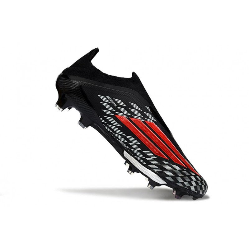 Adidas F50+ Sans Lacets FG Noir Rouge