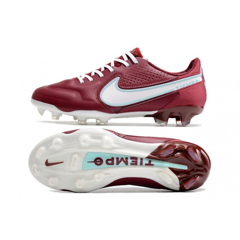 Nike Tiempo Legend 9 Elite FG Nouveau Rouge Equipe Blanc Hibiscus Mystique