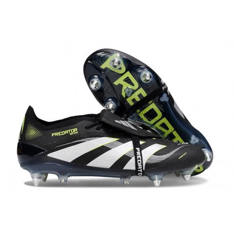 Adidas Predator Elite Foldover Tongue SG Pro Noir Blanc Jaune