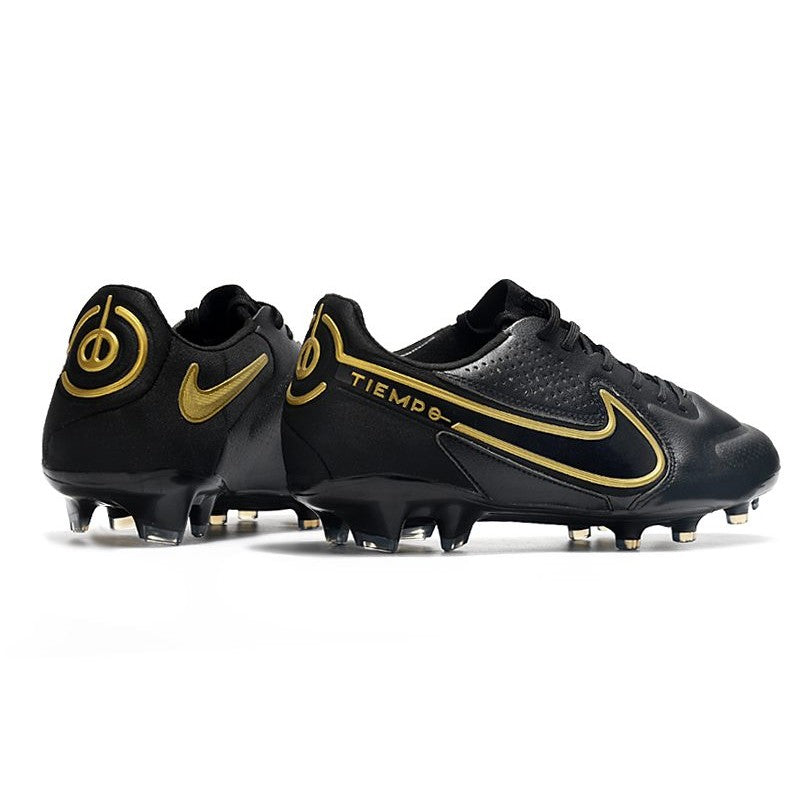 Nike Tiempo Legend 9 Elite FG Nouveau Noir Gris Foncé Métallique Anthracite